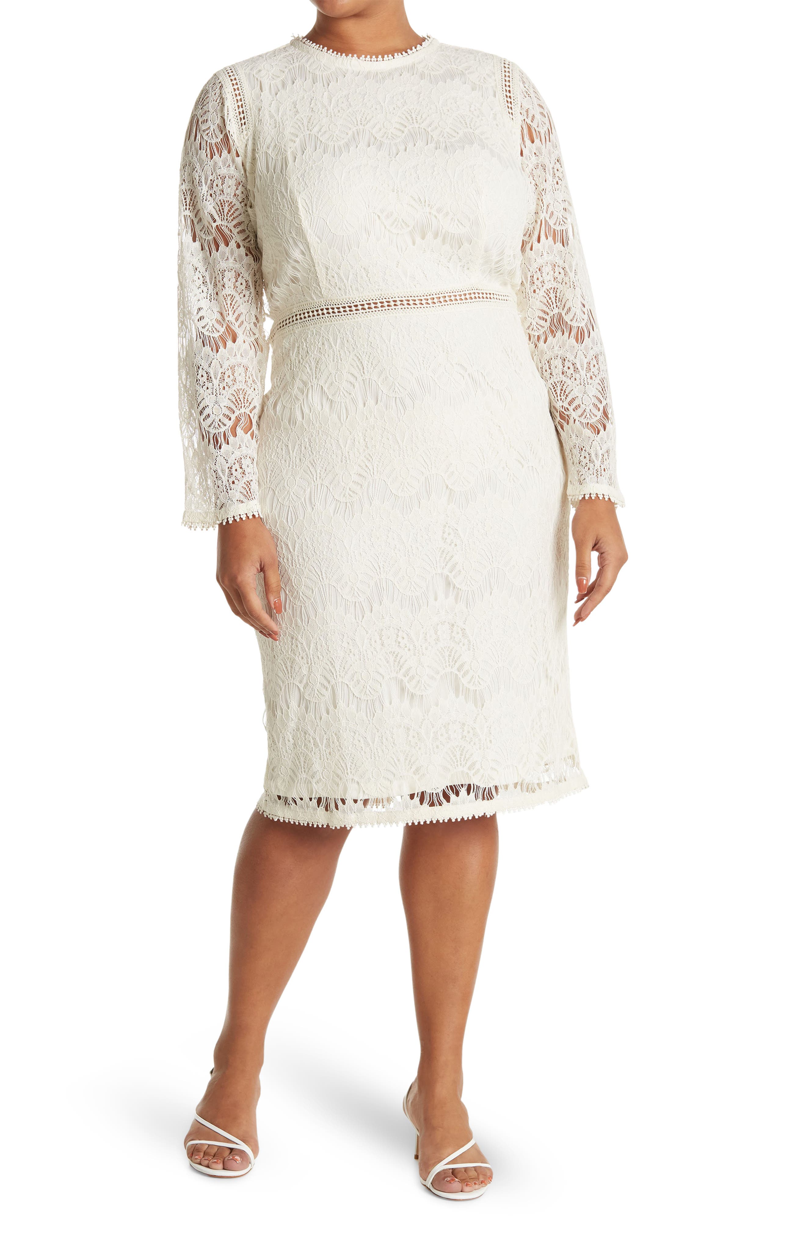 Love By Design Allison Long Sleeve Lace ...